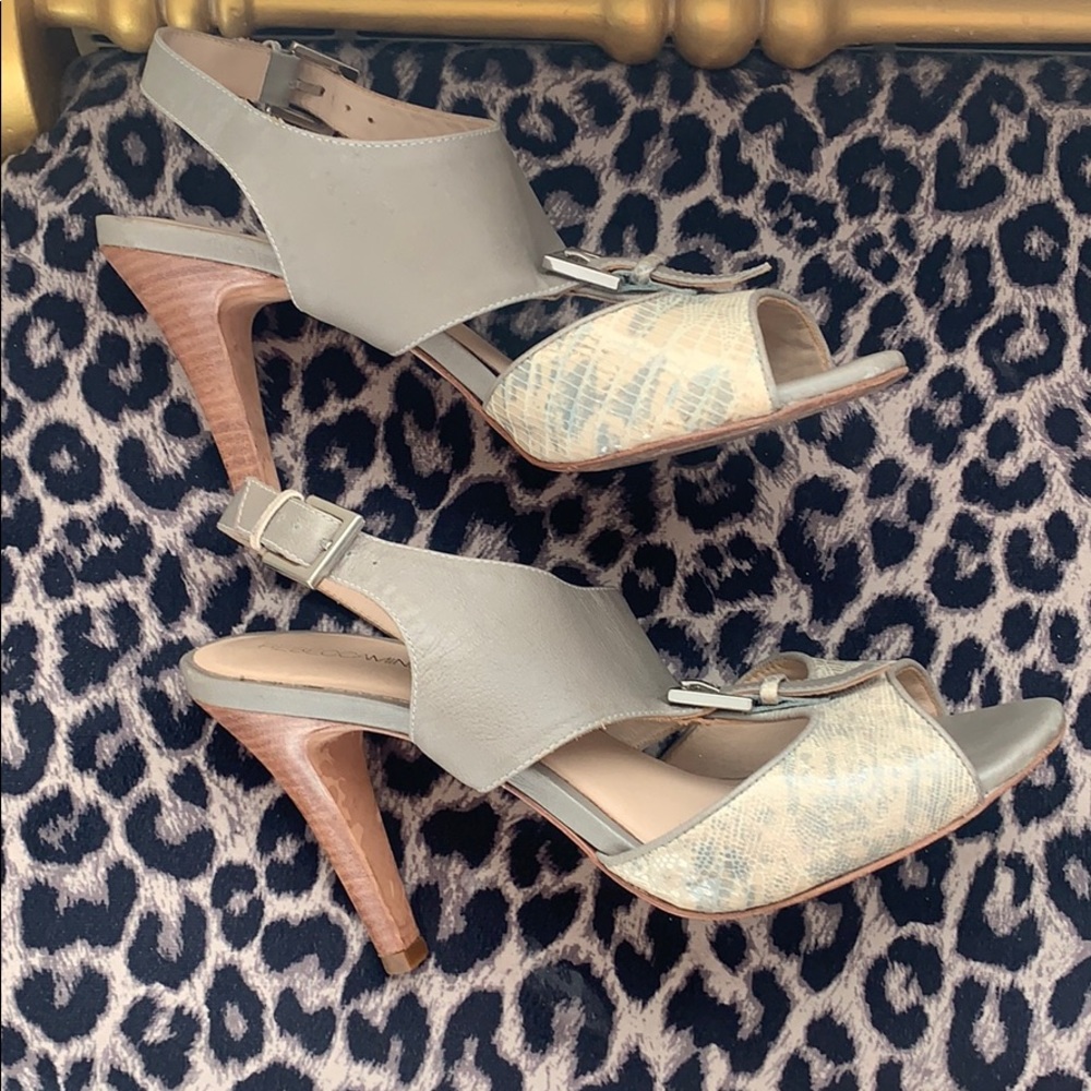 Rebecca Minkoff Leather Buckle Heels